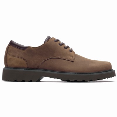 Sapatos Oxfords Rockport Northfield Waterproof Homem Marrom PT-12463